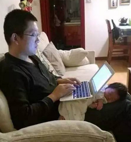 你家的老公这样带孩子，你还能忍吗？