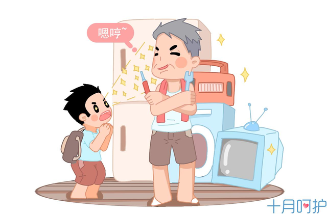 当你老公对宝宝不闻不顾的时候，给他看看这位爸爸怎么做的