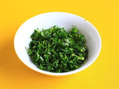 菜末米汤
