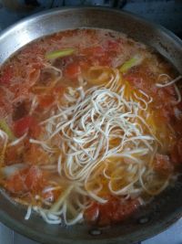 西红柿鸡蛋菠菜面6