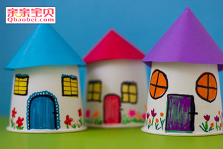 纸杯小房子制作步骤3