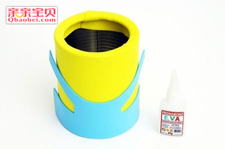 小黄人笔筒制作步骤4