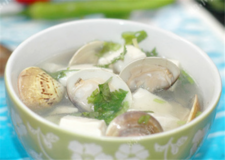 蛤蜊补钙汤的做法