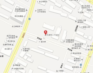 天津第二十五中学示意图