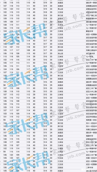 据说这是武汉15年中考前几名的成绩？