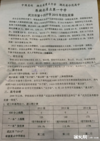 2019年武汉十四中招生简章