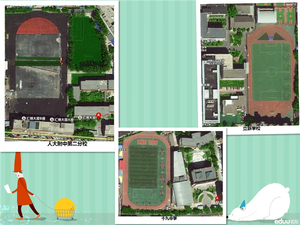 北京学校鸟瞰图