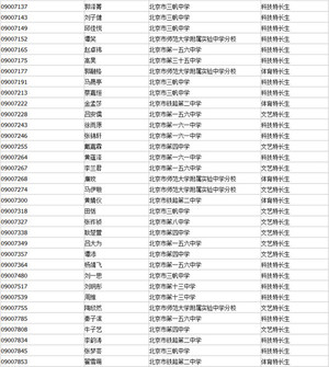 西城小升初特长生