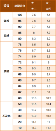 体侧标准