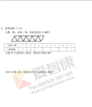 2019年小学期末模拟试卷答案