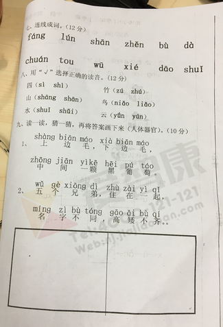 南京小学期中试卷