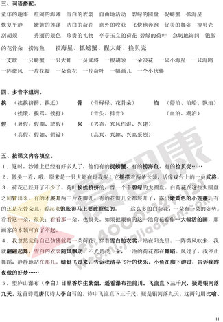 南京小学单元知识点归纳