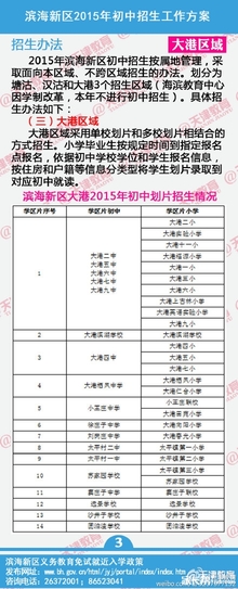 2019天津滨海新区小升初就近入学实施办法