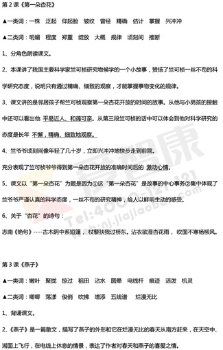 南京小学单元知识点归纳