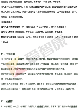 四年级期中复习