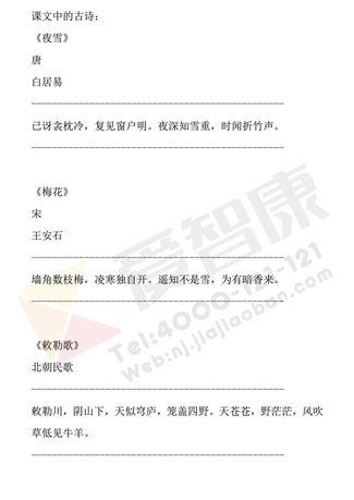 2019南京小学期末辅导