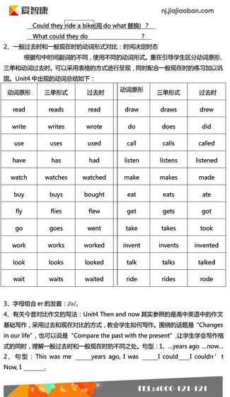 六年级英语期中复习