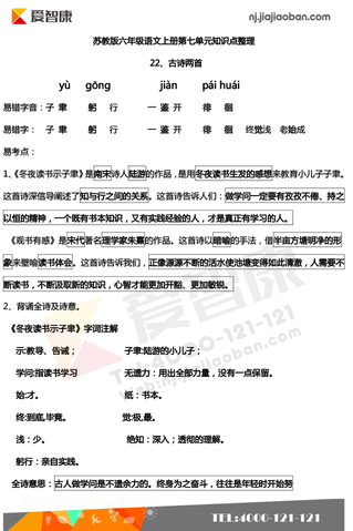 2019南京小学期末辅导