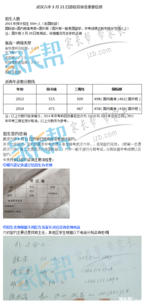 2019年武汉六中的游校开放日信息