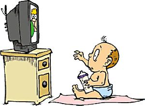 幼儿看电视过多助长暴力倾向