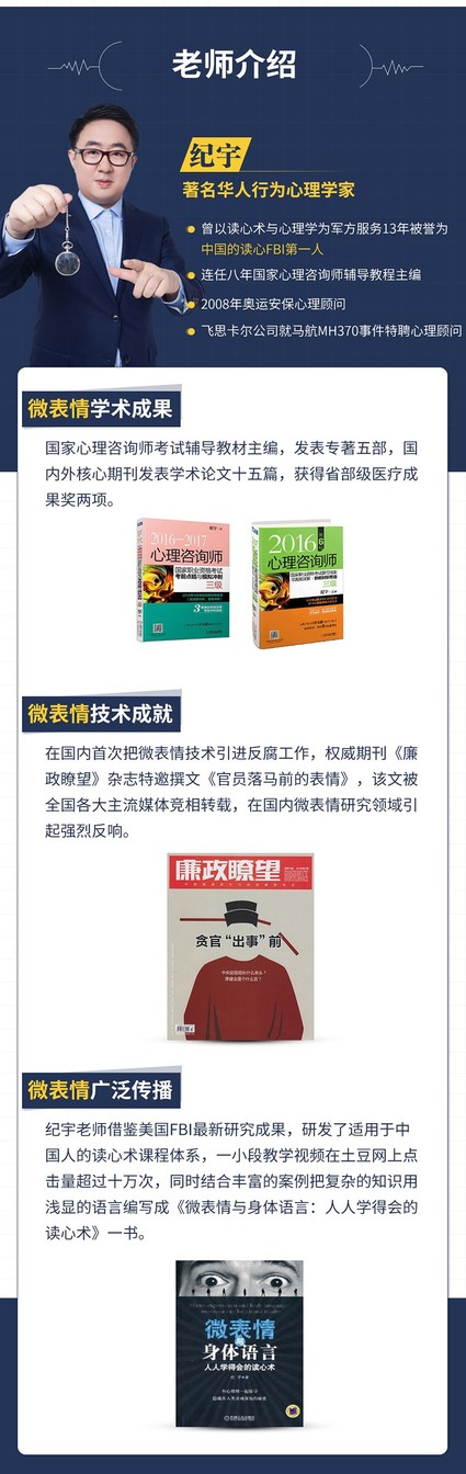 读心神探教你微表情识人术：看穿人心，搞定一切难搞的人和事！